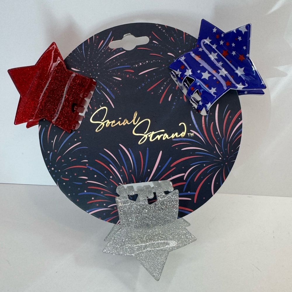 Patriotic Hair Clips